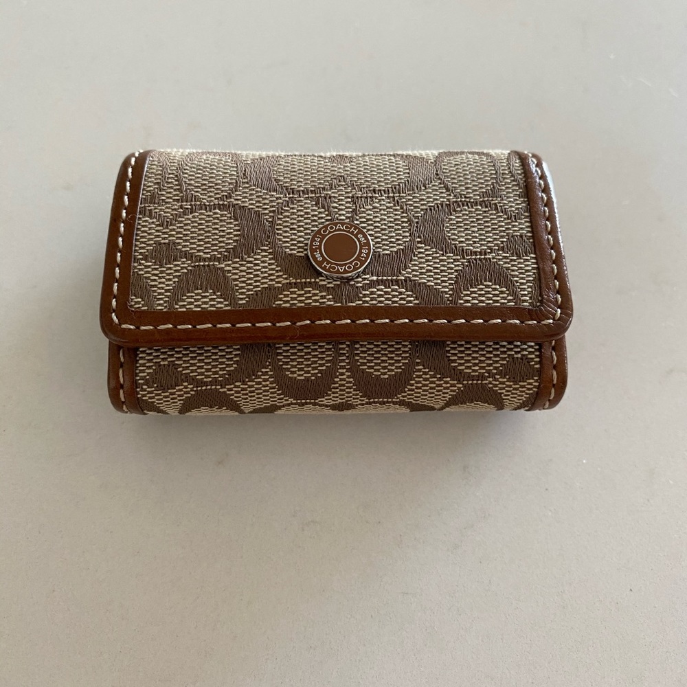 Coach contact lens case